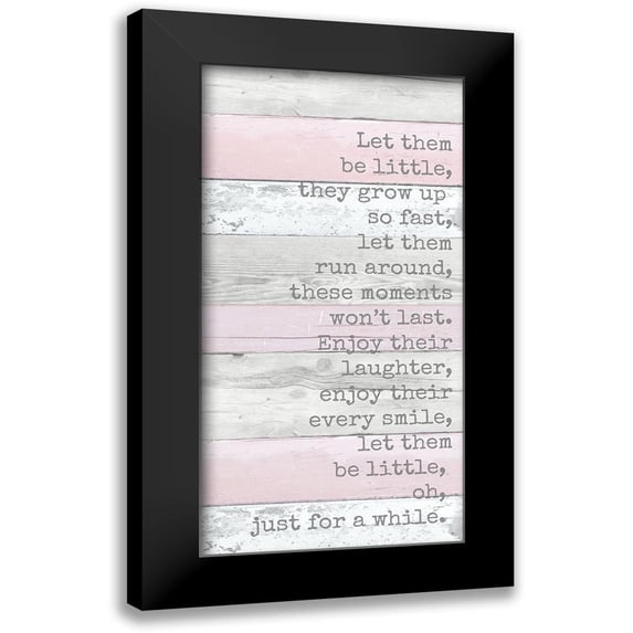 Quach, Anna 11x18 Black Modern Framed Museum Art Print Titled - Let Them be Little