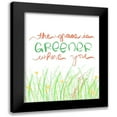 thumbnail image 1 of Quach, Anna 12x14 Black Modern Framed Museum Art Print Titled - Grass Greener, 1 of 5