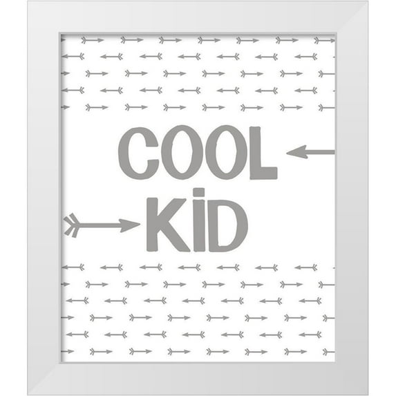 Quach, Anna 12x14 White Modern Wood Framed Museum Art Print Titled - Cool Kid