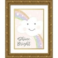 thumbnail image 1 of Quach, Anna 14x18 Gold Ornate Wood Framed with Double Matting Museum Art Print Titled - Shine Bright, 1 of 4