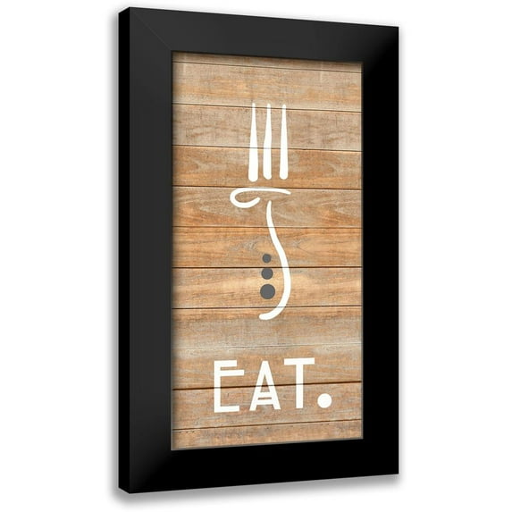 Quach, Anna 14x24 Black Modern Framed Museum Art Print Titled - Eat
