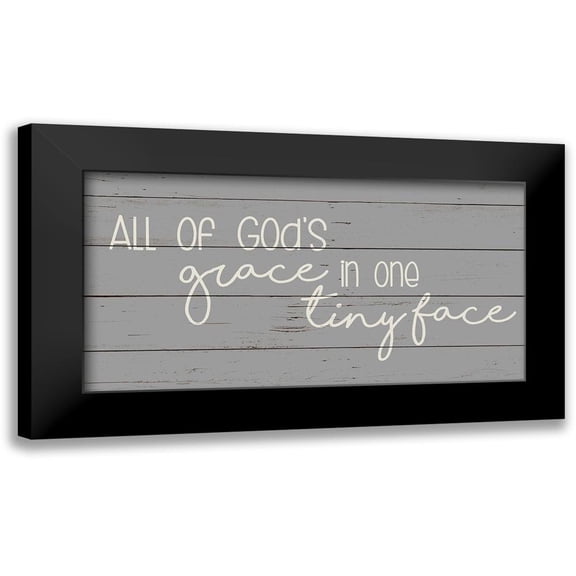 Quach, Anna 14x9 Black Modern Framed Museum Art Print Titled - Tiny Face