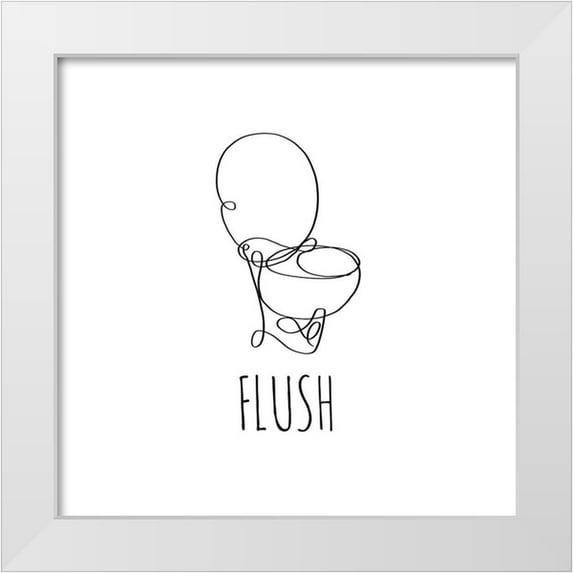 Quach, Anna 15x15 White Modern Wood Framed Museum Art Print Titled - Flush