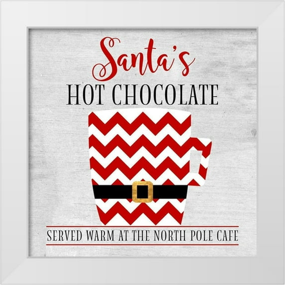 Quach, Anna 15x15 White Modern Wood Framed Museum Art Print Titled - North Pole Cafe