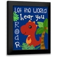 thumbnail image 1 of Quach, Anna 15x18 Black Modern Framed Museum Art Print Titled - Dino II, 1 of 5