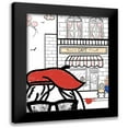 thumbnail image 1 of Quach, Anna 15x18 Black Modern Framed Museum Art Print Titled - Paris Girl II, 1 of 5