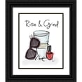 thumbnail image 1 of Quach, Anna 15x18 Black Ornate Wood Framed with Double Matting Museum Art Print Titled - Rise and Grind, 1 of 4