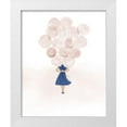 thumbnail image 1 of Quach, Anna 15x18 White Modern Wood Framed Museum Art Print Titled - Balloon Gal, 1 of 4