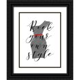 thumbnail image 1 of Quach, Anna 19x24 Black Ornate Wood Framed with Double Matting Museum Art Print Titled - Style, 1 of 4