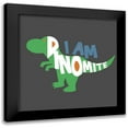 thumbnail image 1 of Quach, Anna 20x20 Black Modern Framed Museum Art Print Titled - Dinomite, 1 of 5