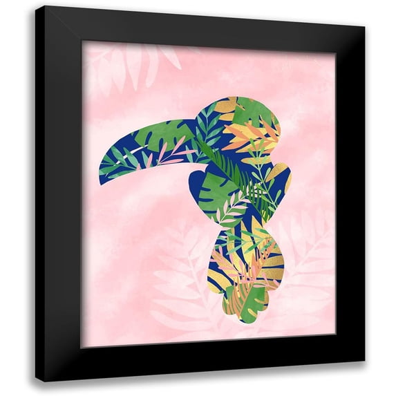 Quach, Anna 20x24 Black Modern Framed Museum Art Print Titled - Toucan