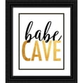 thumbnail image 1 of Quach, Anna 20x24 Black Ornate Wood Framed with Double Matting Museum Art Print Titled - Babe Cave, 1 of 4