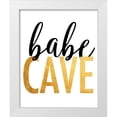 thumbnail image 1 of Quach, Anna 20x24 White Modern Wood Framed Museum Art Print Titled - Babe Cave, 1 of 4