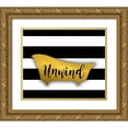 thumbnail image 1 of Quach, Anna 23x20 Gold Ornate Wood Framed with Double Matting Museum Art Print Titled - Unwind Bath, 1 of 4
