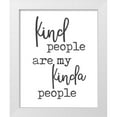 thumbnail image 1 of Quach, Anna 26x31 White Modern Wood Framed Museum Art Print Titled - Kind People, 1 of 4