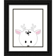 thumbnail image 1 of Quach, Anna 26x32 Black Ornate Wood Framed with Double Matting Museum Art Print Titled - Peek-A-Boo I, 1 of 4