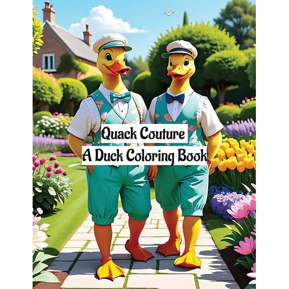 Quack Couture: A Duck Coloring Book, (Paperback)