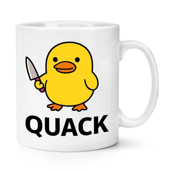 Quack Duck Meme 11oz Mug Cup Funny Joke Rude Birthday Grumpy Sarcastic Boss Manager Teacher Doctor Nurse Yellow Duck