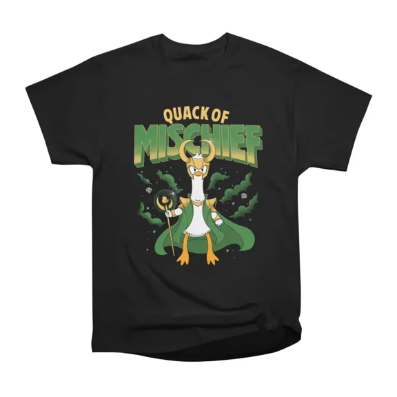 Quack Of Mischief T-Shirt Tee Gift For Him Merch For Her Apparel For Friend