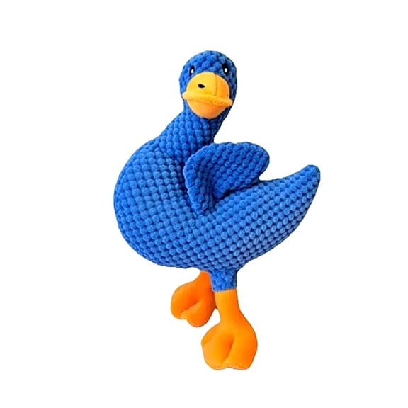 Quack Sound Stuffed Dog Chew Toy Calming Anxiety Relief Puppy Senior Interactive Play Accessory