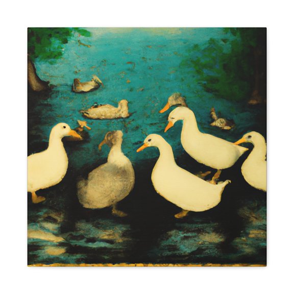 Quack in Rococo Style - Canvas