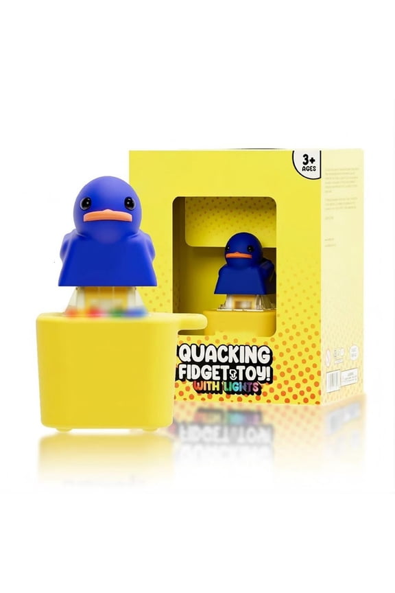 Quacking ABS Ducks Keychain with LED Light And Sound Reaction When Touch Keyboard Clickers