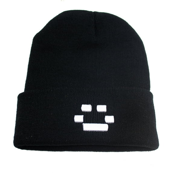 Quackit Embroidered Knitted Hat for Men and Women, Autumn and Winter Outdoor Warm Wool Hat, Pullover Beanie