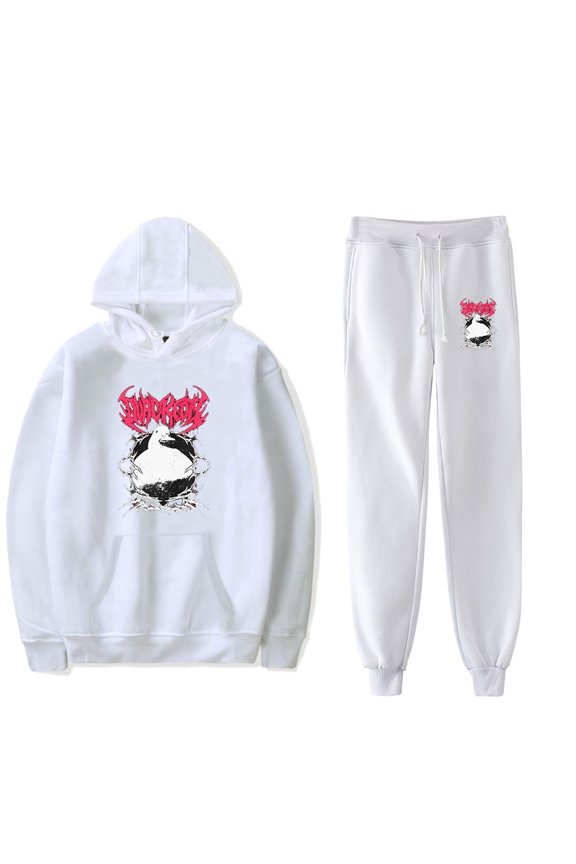 Quackity 25 Birthday Men/Women Fall Suit Hoodies Sportswear Hooded Ankle Banded Pant Two Piece Set