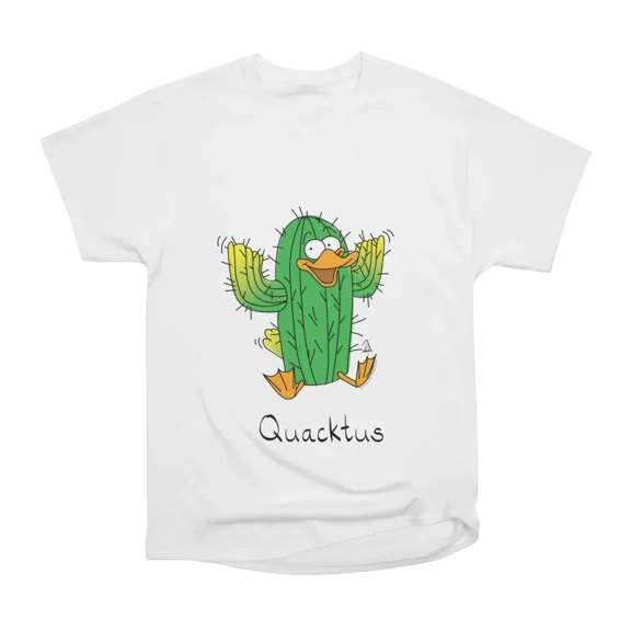 Quacktus Duck Cactus T-Shirt Tee Gift For Him Merch For Her Apparel For Friend