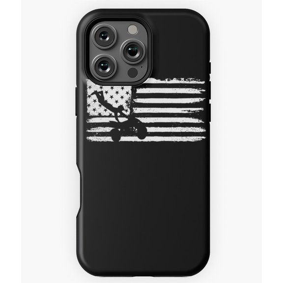 Quad 4 Wheeler USA Flag Patriotic ATV Phone Case for iPhone 16 15 14 13 12 11 Pro Max - Classic Style Phone M97