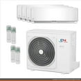 thumbnail image 1 of Quad 4 Zone Mini Split Ductless Air Conditioner Heat Pump 9000 9000 9000 12000 Multi 23 Seer, 1 of 7