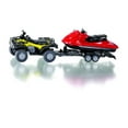 thumbnail image 1 of Quad ATV Black and Yellow and Boat with Trailer 1/50 Diecast Model by Siku, 1 of 3