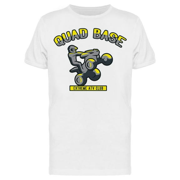 Quad Base Extreme Atv Club T-Shirt Men -Image by Shutterstock, Male Medium