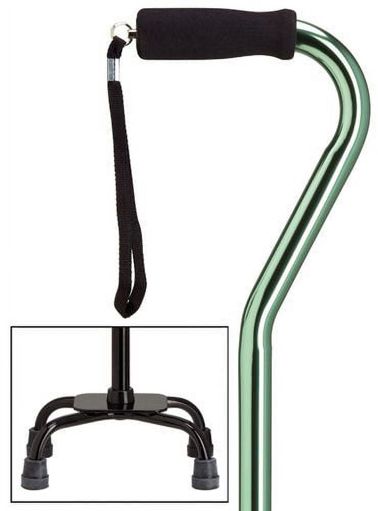 Quad Cane Adjustable Mint Green Small base 5