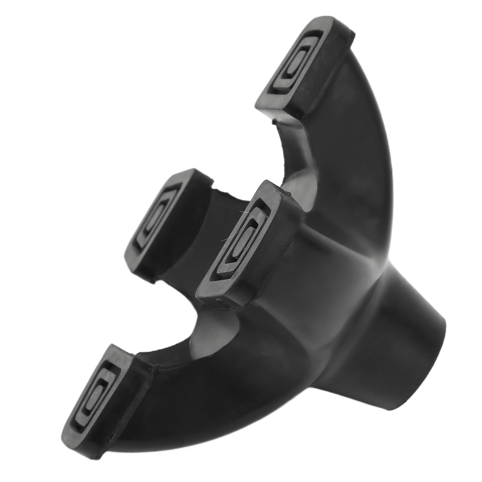 Quad Cane Tips, 16mm Rubber Crutch Tips Rubber Imitation Tire Texture 4 Contact Points Thick