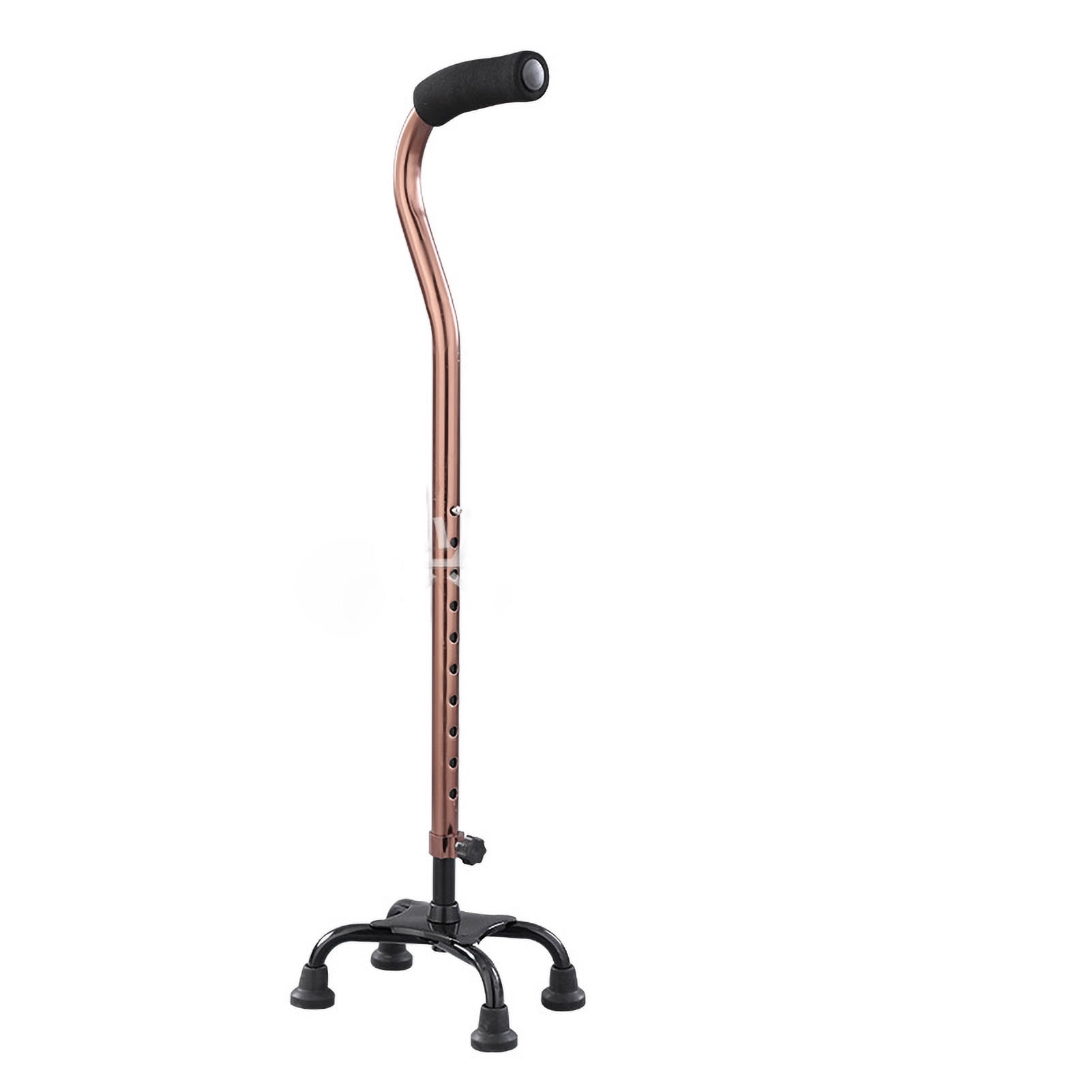 Quad Crutches Aluminum Alloy Crutches Adjustment Cane Quad Walking Cane