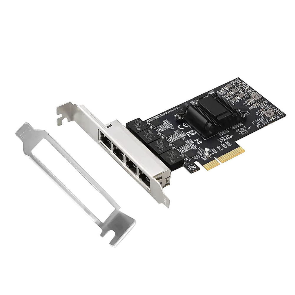Carte Réseau PCIe Dual 2.5G Intel I225-V - Adaptateur Ethernet 2500/1000/100Mbps | Pour Windows 10/11 Avec Support Low Profile