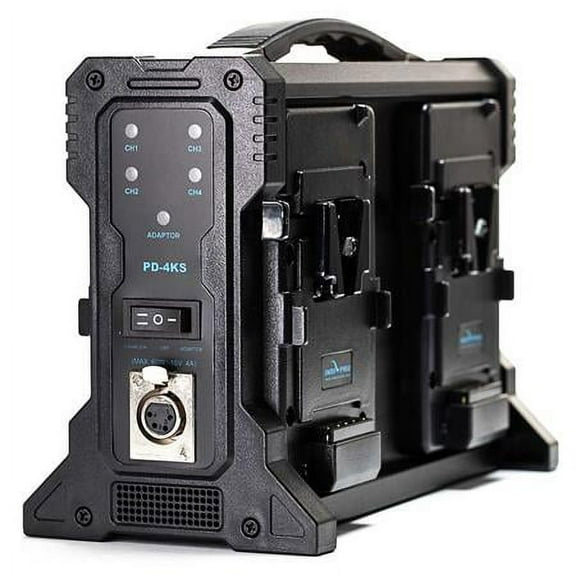 Quad Pro Battery Charger for Four V-Mount Batteries