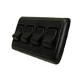 thumbnail image 1 of Quad SPST On-Off Switch with Bezel, 12-Volt, for RV, Trailer, Camper (Black), 1 of 4
