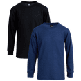 thumbnail image 1 of Quad Seven Boy's Thermal Top - 2 Pack Waffle Knit Crewneck Pullover Long Sleeve Shirts for Boys 8-18, 1 of 7