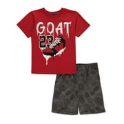 Quad Seven Boys' 2-Piece Shorts Set Outfit - multi, 4t (Toddler)