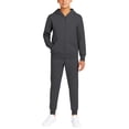 thumbnail image 1 of Quad Seven Boys' Fleece Jogger Set - 2 Piece Basic Solid Full Zip Hoodie and Sweatpants (Sizes: 8-18), 1 of 6
