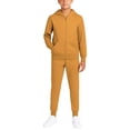 thumbnail image 1 of Quad Seven Boys' Fleece Jogger Set - 2 Piece Basic Solid Full Zip Hoodie and Sweatpants (Sizes: 8-18), 1 of 7