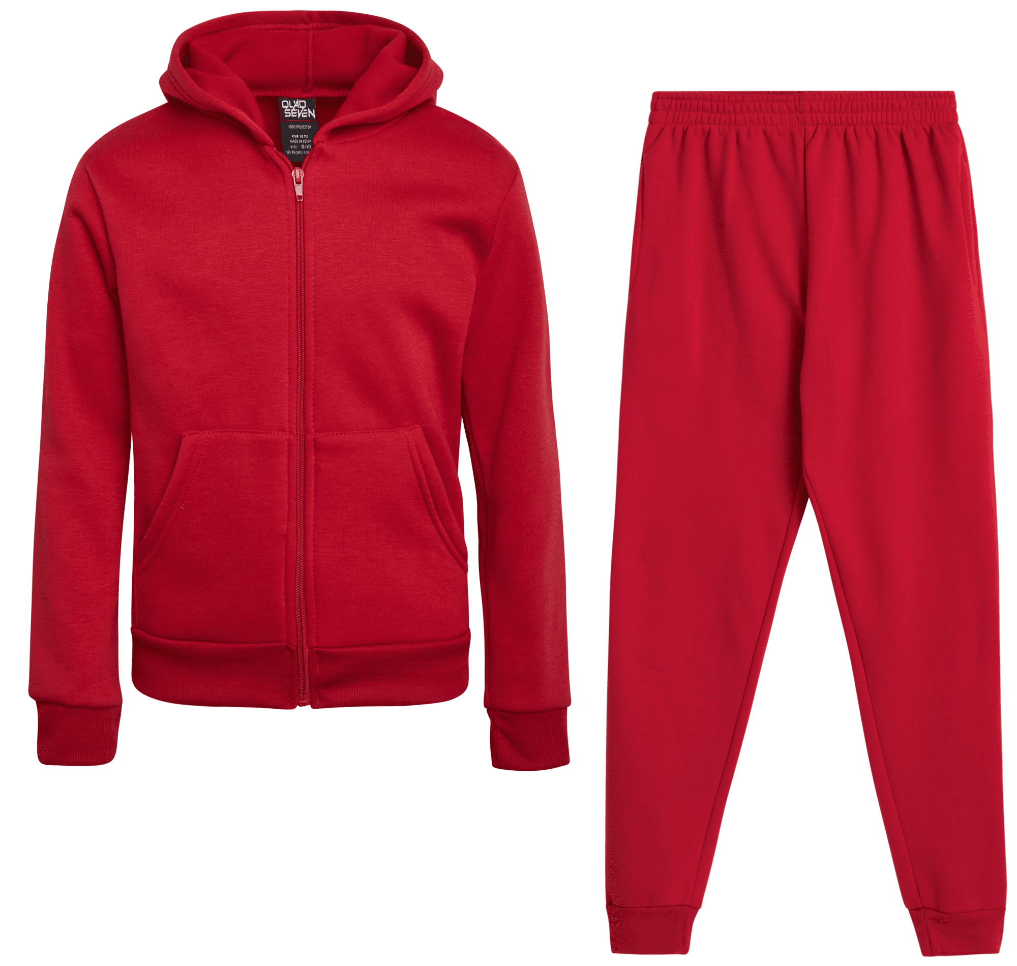 Quad Seven Boys' Fleece Jogger Set - 2 Piece Basic Solid