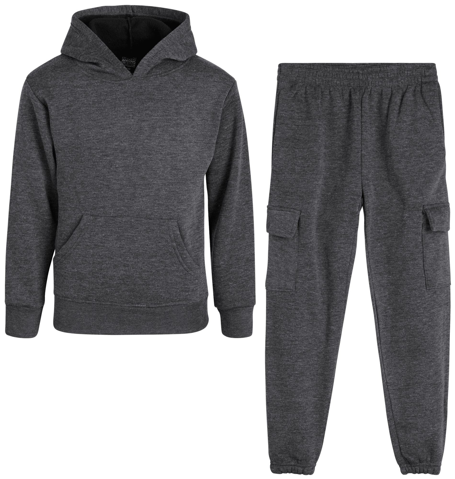 Quad Seven Boys' 2-Piece Fleece Jogger Set - Solid Pullover