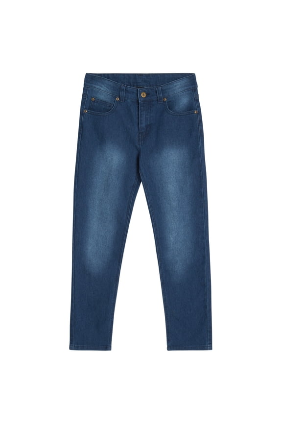 Boys' Jeans - Relaxed Fit Stretch Basic Denim Jeans (Size: 4-16)