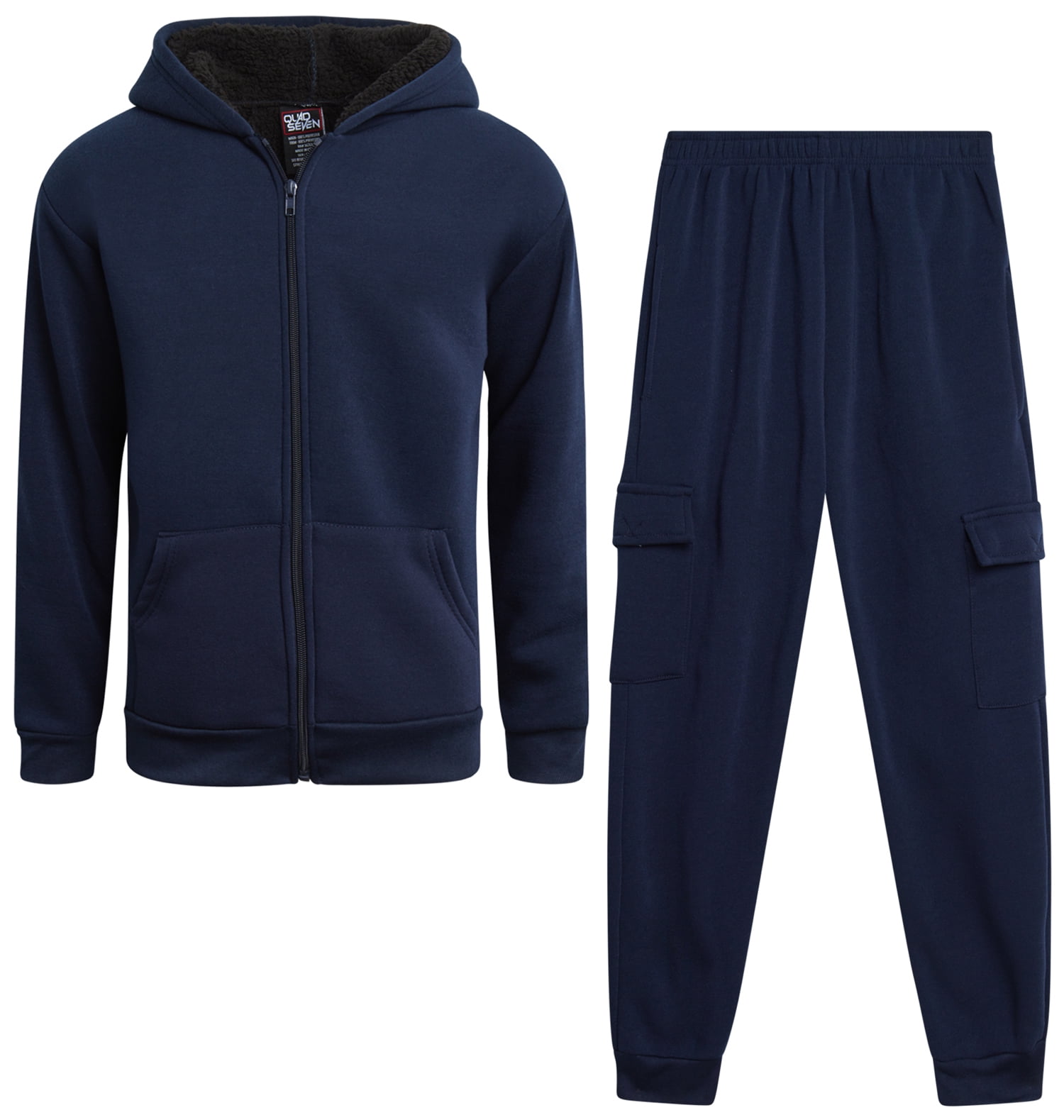 2 Piece Boys Just Taupe Hoodie Jogger Set main image 0