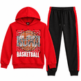 thumbnail image 1 of Quad Seven Boys Jogger Set 2 Piece Pullover Fleece Hoodie and Joggers Sweatpants for Boys, 1 of 7
