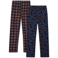 thumbnail image 1 of Quad Seven Boys' Pajama Pants - 2 Pack Fleece Sleep and Lounge Pants (Size: 8-18), 1 of 6
