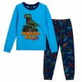 thumbnail image 1 of Quad Seven Boys Pajama Set 2 Piece Soft Stretch Hacci Pajama Top and Bottom Pants (4-12), 1 of 5